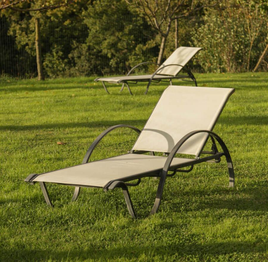 Chaises longues de jardin