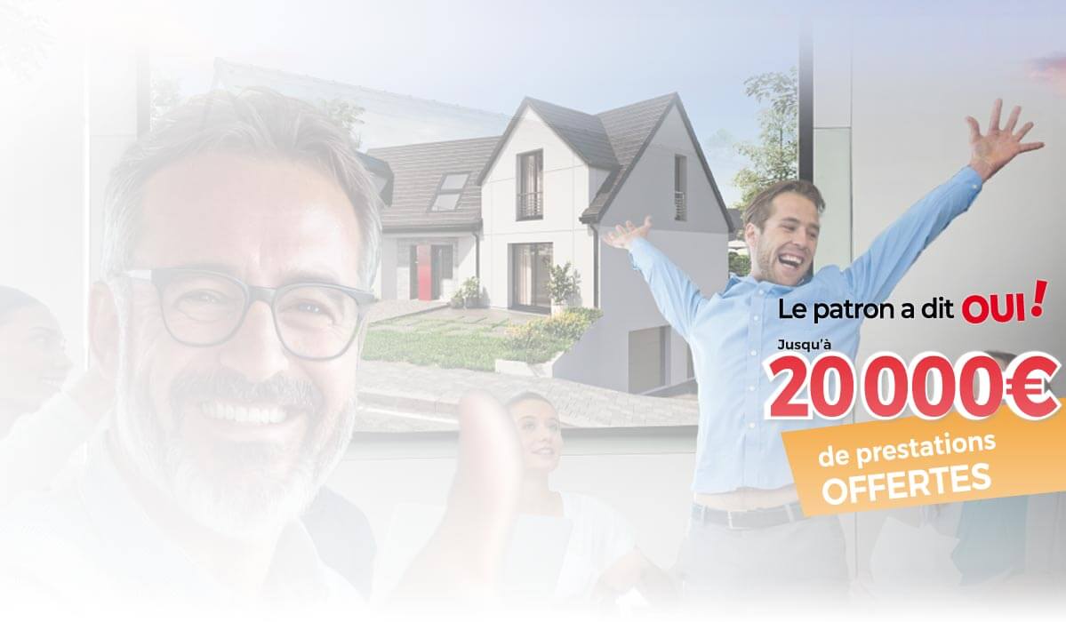 Jusqu'à 20 000€ de prestations offertes !